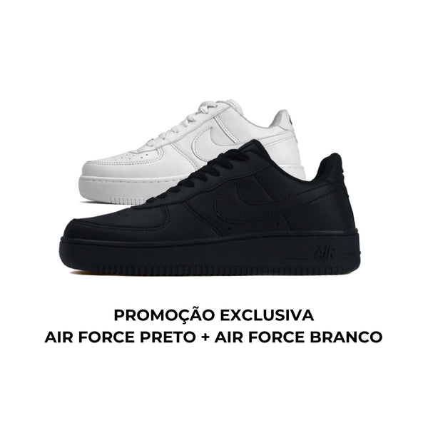 Kit Air Force One Preto + Air Force One Branco²