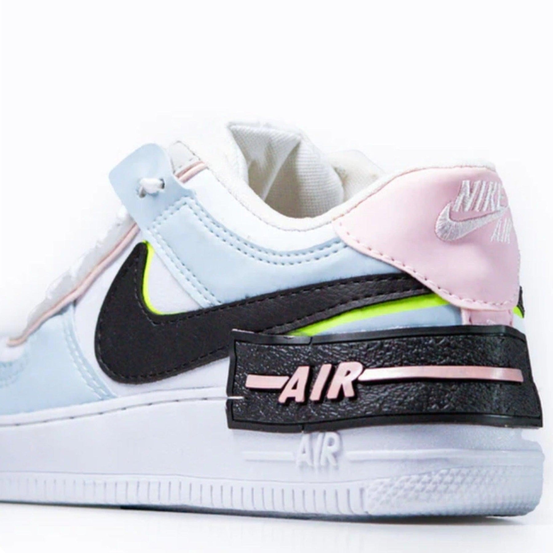 Air Force Shadow - Azul/Rosa/Verde - Sócio dos Calçados