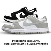 Kit Dunk Low Cinza + Dunk Low Preto² - Sócio dos Calçados